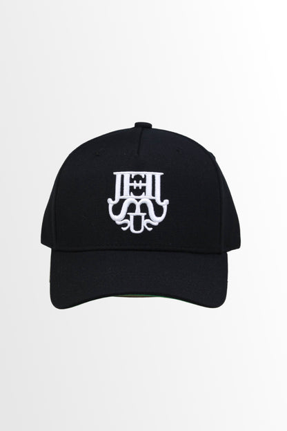 COMASUAR LOGO SNAPBACK CAP (BLACK/WHITE)