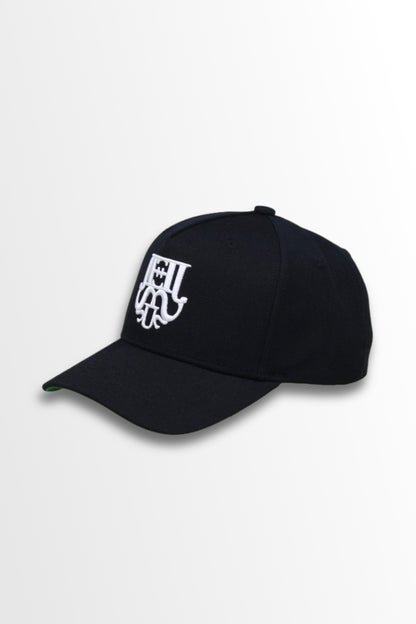 COMASUAR LOGO SNAPBACK CAP (BLACK/WHITE)